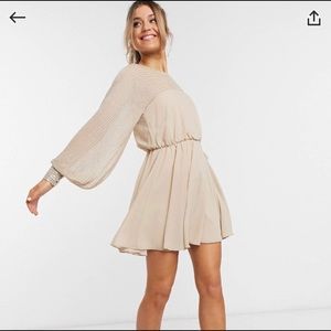Asos embellished mini dress